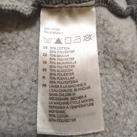 H&M double-breasted cardigan with shawl collar and elbow patches US 9-12M - Picture 4 of 4